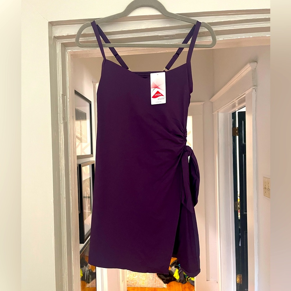 Women's Mini Swim Dress One Piece Swimsuit